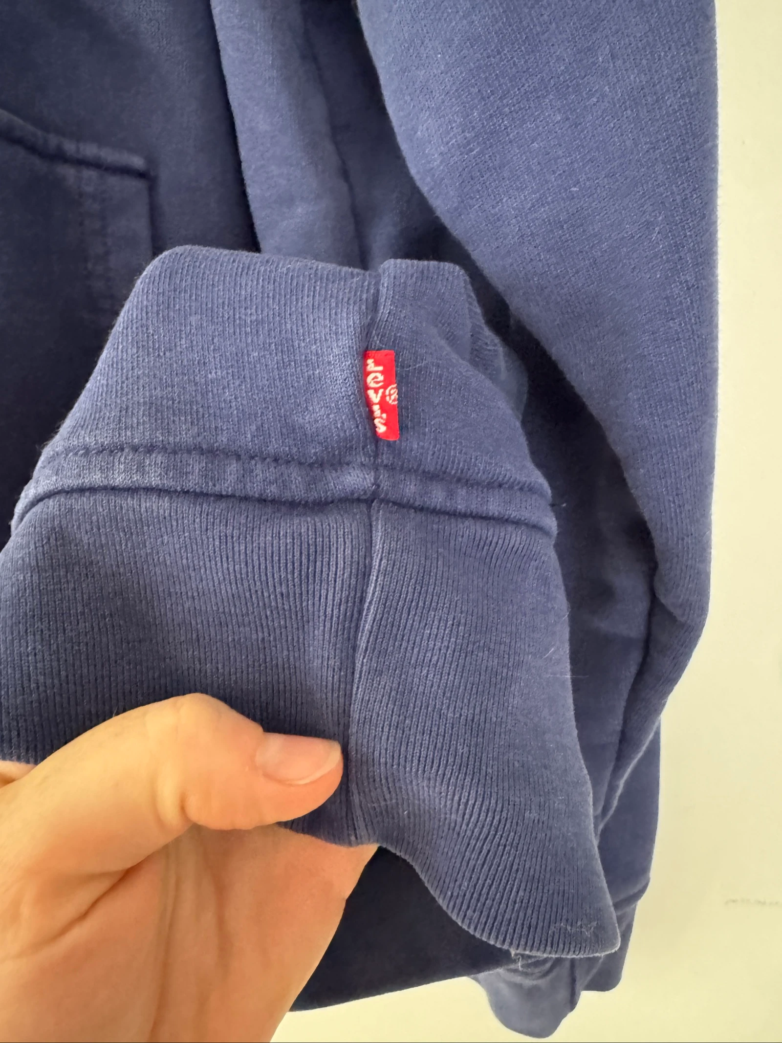 Moletom com capuz Levi’s azul – Tamanho M masculino – photo 4